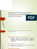 Diagnostico Psicosocial en Hombre Que Ejercen Violencia