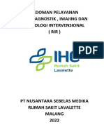 Pedoman Pelayanan Unit Radiologi 2021