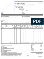 Innovative Windoors Proforma Invoice for Window Sash Supplied to Vision UPVC Solutions