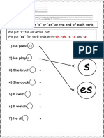 Third Person Singular Verb Match