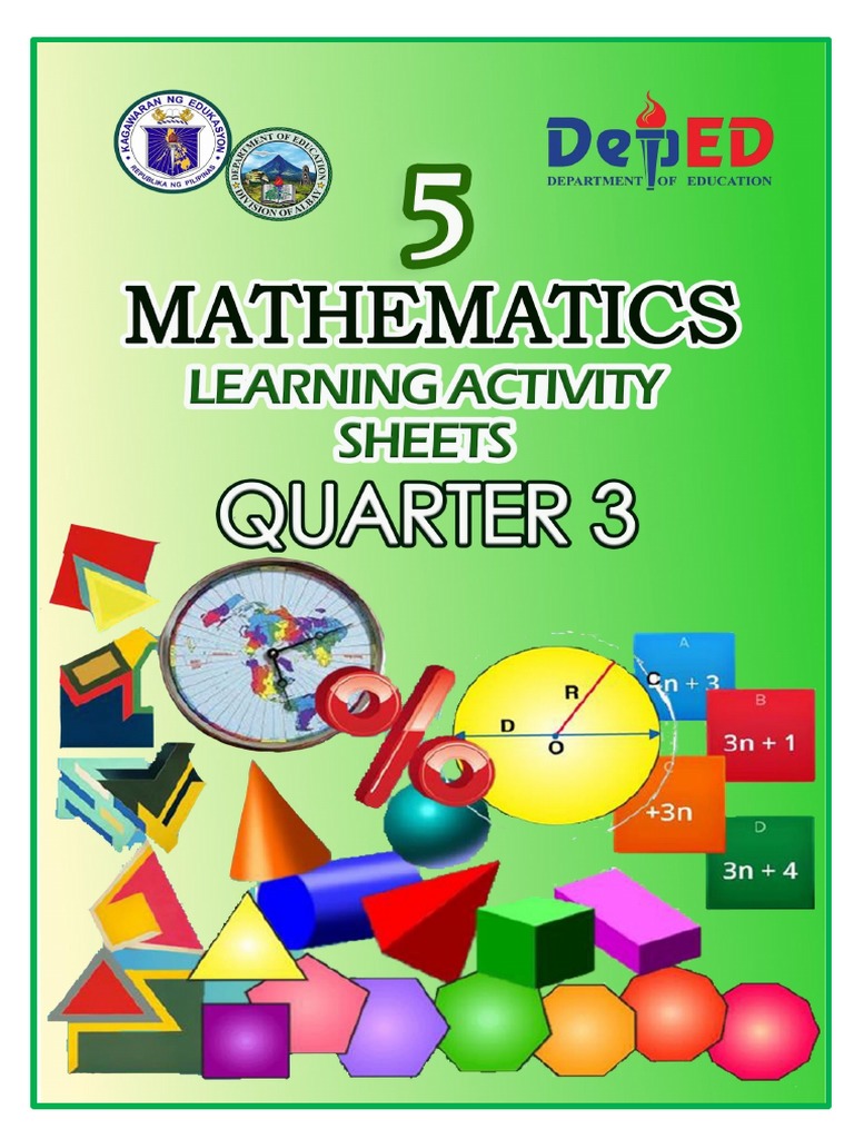 Math5 Q3 V1 | PDF | Percentage | Polygon
