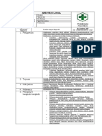 3.4 Sop Anestesi Lokal