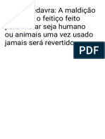 Edited - Miguel Ximenes Dos Santos - Primeira Tarefa de Defesa Contra A Arte Das Trevas