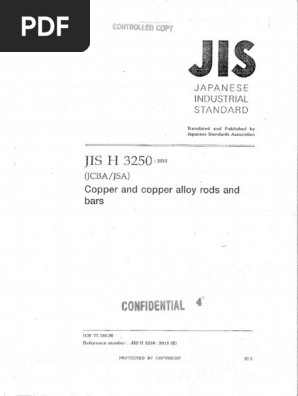 Jis H 3250 | PDF