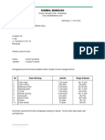 Form Surat Pengajuan Barang