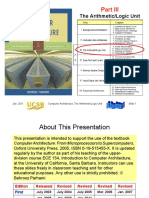 Jan. 2011 Computer Architecture, The Arithmetic/Logic Unit Slide 1