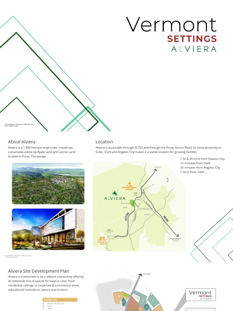 Alviera: A Sustainable Estate Overview | PDF