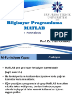 Ders Notu 8-MATLAB'de FONKSIYONLAR8