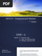 BED110 - Entrepreneurial Mindset: by - Piyush Aggarwal 04096702121