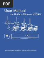 User Manual: For AI Alarm Wireless NVR Kit