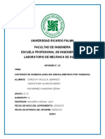 Análisis granulométrico de una muestra de suelo mediante tamizado y cálculo de parámetros