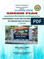 Contingency Plan For Limited Face-To-face 2022-2023 Edited - Docx FINAL