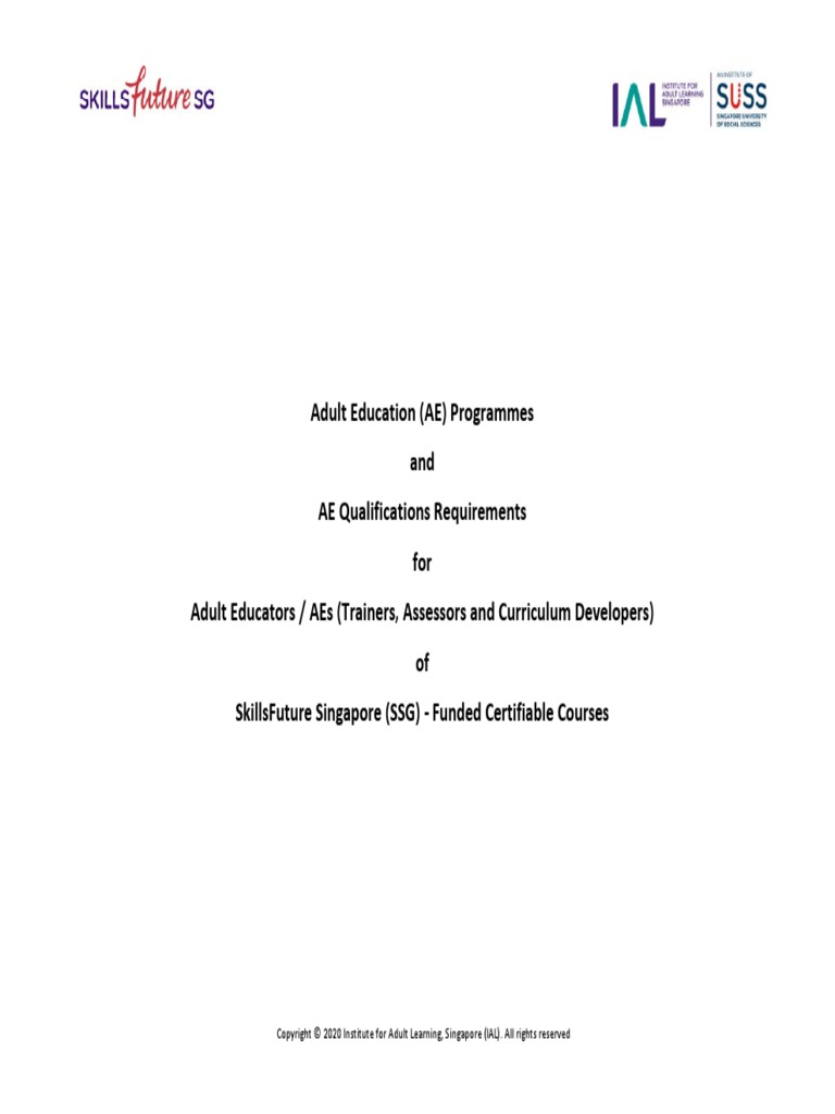 v1 3-Ae Requirements and Ae Prog Credit Exemptions Full-Document | PDF ...