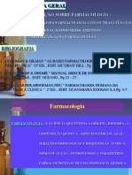 1.1 Introdução À Farmacologia