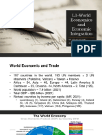 L1-World Economics and Economic Integration