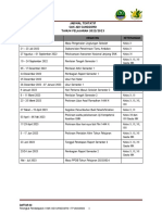 Jadwal Tentatif