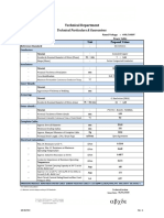 Technical Particulars & Guarantees: Unit Description Proposed Values