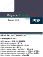 Bulgarian Foundry Union 2019 Zagreb