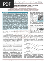 Deep Learning Applications and Image Processing