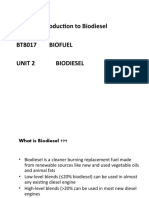 Introduction To Biodiesel Bt8017 Biofuel Unit 2 Biodiesel