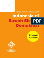 Refleksi Akhir Tahun 2017 - Indonesia Di Bawah Sistem Demokrasi (Evaluasi & Solusi)