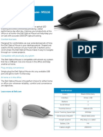 Dell Optical Mouse MS116 Product Announcement with 1000 DPI Optical Tracking