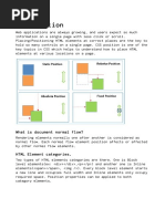 CSS Position: What Is Document Normal Flow?