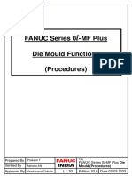FANUC Series 0 - MF Plus Die Mould Functions (Procedures)