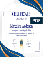 Green Modern Business Certificate