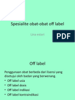 OBAT OFF LABEL