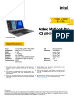 Axioo MyBook Pro K3 (8N9)