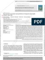 Experimental Assessment and Prediction of Temporal Scour Depth 66 Around A Spur Dike