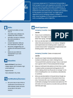 Creative Google Docs Resume Template