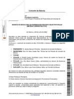 Publicación - Anuncio - ANUNCIO ACTA BAREMACION FASE CONCURSO LISTAXE ADMINISTRATIVOS