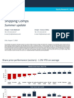 Shipping Summer Update 2018