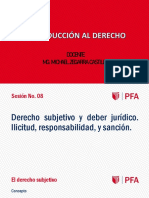 Sesión No. 08 Derecho Subjetivo y Deber Jurídico