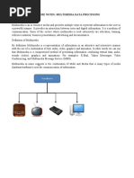 LECTURE NOTES Multimedia Data Processing