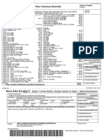 Recibo de pagamento de taxa condominial