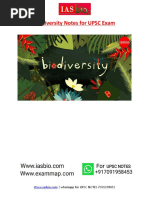 Biodiversity Notes For UPSC Exam