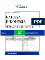 MODUL 4 Membaca Untuk Menulis