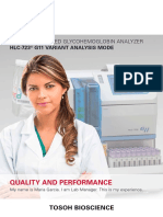 Quality and Performance: Tosoh Automated Glycohemoglobin Analyzer