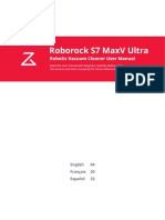 Roborock S7MaxV Ultra FCC User Manual