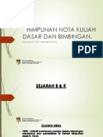 Slides Kuliah Dasar Bimbingan Dan Kaunseling