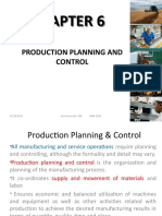 Production Planning and Control: 07/20/2022 1 Arsi University OM-MBA-2020