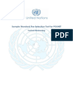 Sample Standard Pre-Selection Test FNL (En)