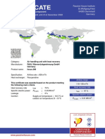 Certificate: Certified Passive House Component