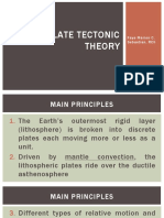 Plate Tectonic Theory: Faye Marion C. Sebastian, RCH