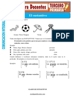 El Sustantivo para Tercero de Primaria