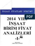 Insaat Birim Fiyat Volume - 1