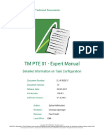 TM PTE 01 - Expert Manual: Detailed Information On Task Configuration